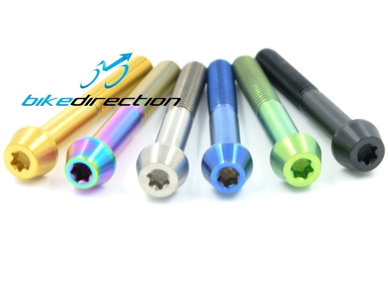 6x30-titanium-screws-colour-gold-blue-green-black-rainbow-Bike-Direction