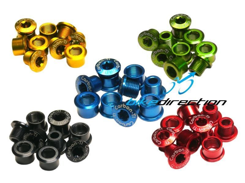 Carbon-Ti-X-Fix-Road-bussole-corone-corsa-strada-nere-rosse-oro-gold-verdi-blu-Bike-Direction