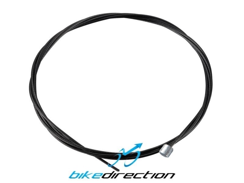 Cavo-cambio-deragliatore-teflon-ptfe-1,1mmx2100mm-nero-Corsa-MTB-Bike-Direction