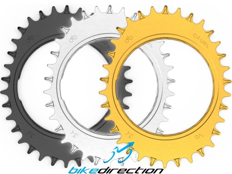 chainring-oval-corona-doppie-camme-cruel-VO-sram-AXS-filettata-powermeter-t-type-Bike-Direction