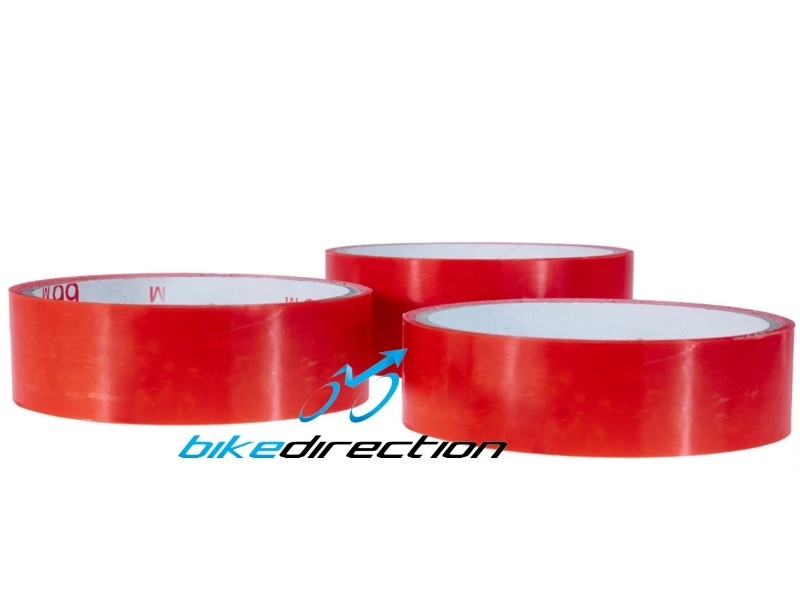FRM-RED-CARPET-23-26-31-mm-nastro-latticizzazione-tape-tubeless-rosso-MTB-Bike-Direction