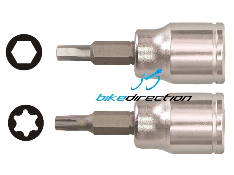 inserto-inserti-torx-brugola-T10-T15-T20-T25-T30-4-5-6-8-dinamometrica-cricco-chiave-Bike-Direction