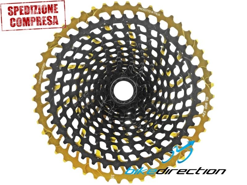 Leonardi-Factory-cassetta-pignoni-gold-oro-12V-sram-950-XL-Bike-Direction