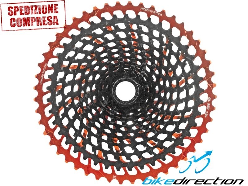 leonardi-pacco-pignoni-arancione-12V-cassetta-sram-XD-Bike-Direction