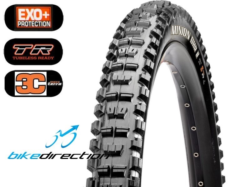 maxxis-minion-dhR-II-29x2,4-3c-maxxterra-exo+-tr-copertone-Bike-Direction