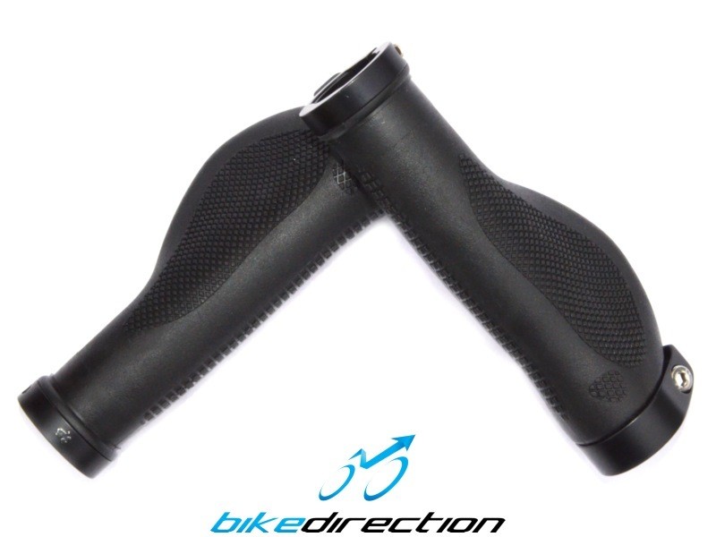 Manopole Ergonomiche XLC GR-G06 Con Imbottitura In Gel, Nere, Per Bici, 13x5x5 Cm