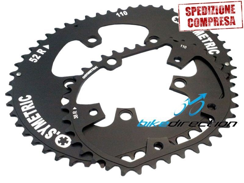 OSYMETRIC-rotor-chainring-corone-Campagnolo-52-34-50-38-bcd110-Bike-Direction