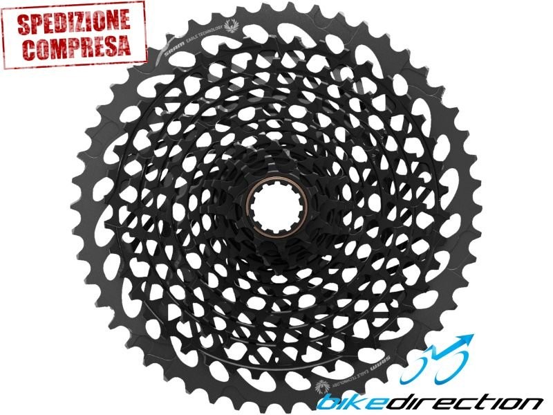 pacco-pignoni-nero-EAGLE-cassetta-12V-X-dome-SRAM-XX1-X01-XG-1295-10-50-Bike-Direction