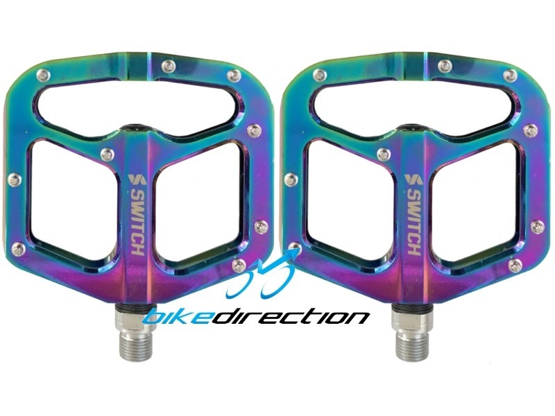pedali-flat-pin-Switch-Road-Gap-Slick-Oil-rainbow-E-Bike-Bike-Direction