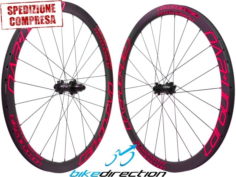 Ruote-carbonio-Corsa-basso-medio-profilo-Carbon+-EVO-Carbon-Ti-Bike-Direction