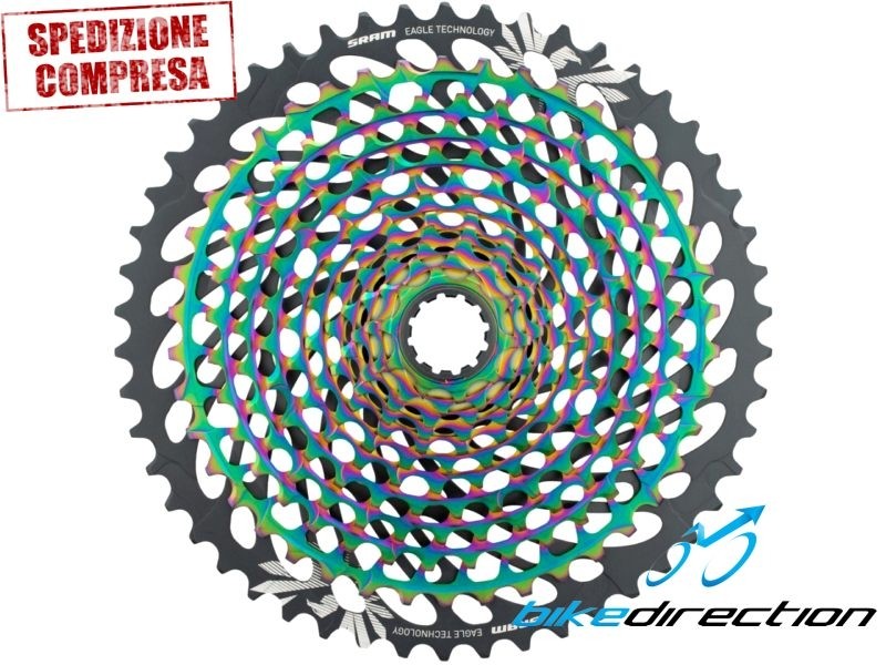 SRAM-RAINBOW-cassetta-pignoni-12V-AXS-XX1-EAGLE-10-50-Bike-Direction