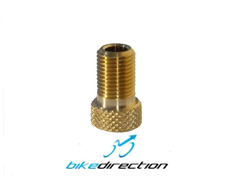 Adattatore Pompa Presta A Schrader – Convertitore Valvola Bici – Connettore Oro Unbranded