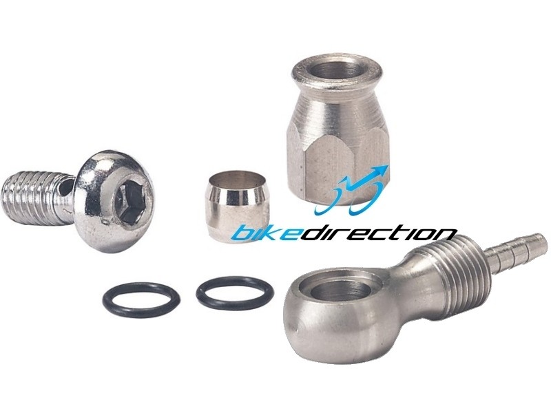 Sistema di frenatura IDRAULICO FRENO connettore banjo BICICLETTA 1 Set Five-line corpo 