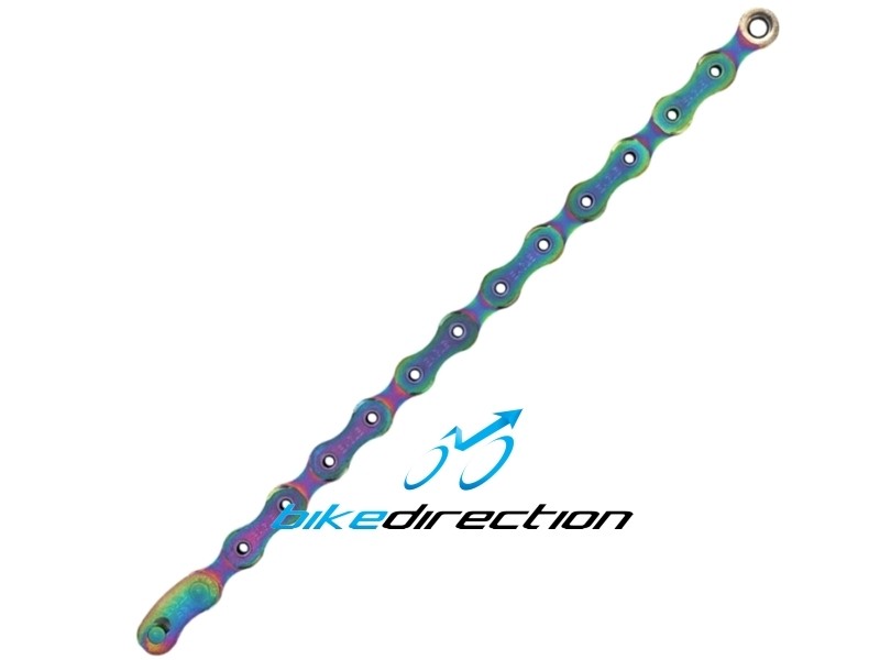 Sram PCXX1 Eagle 126 Catena per Cambio a 12 velocità PowerLock Rainbow 