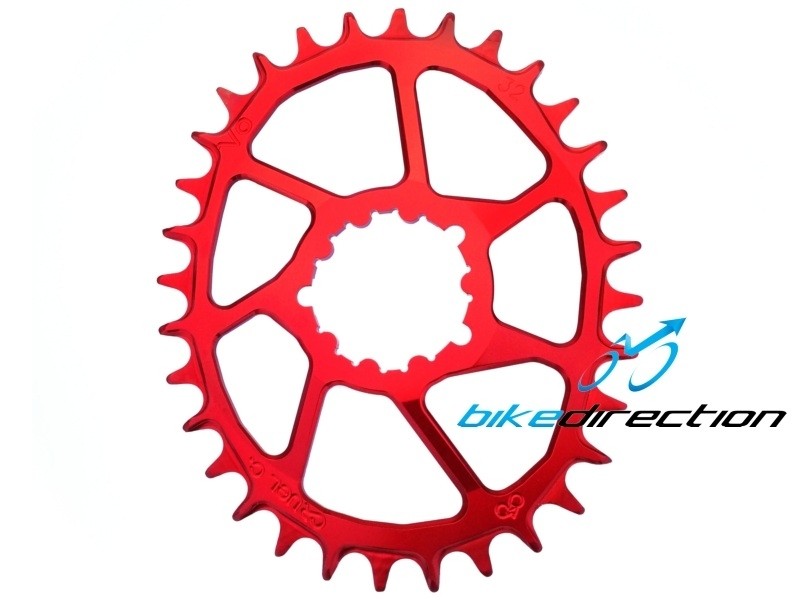 Corona Ovale A Montaggio Diretto 32T Per Mountain Bike, Design Integrato Positivo/negativo, Leggera E Antiruggine