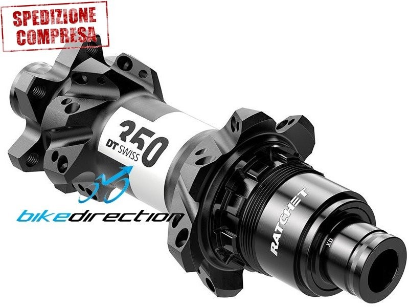 DT Swiss mozzo posteriore 350 EXP Boost Straightpull 12x148 mm Ratchet