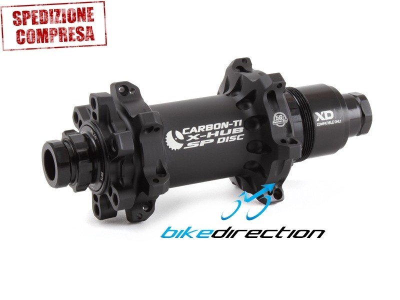 Mozzo posteriore Carbon-Ti X-Hub MTB SP StraightPull 28 fori