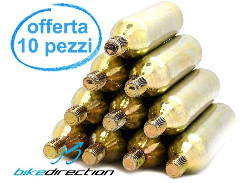 ZEFAL Cartucce CO2 25 g con Filettatura per Bicicletta - Confezione da 4 Bombolette  CO2 Bici : : Sport e tempo libero