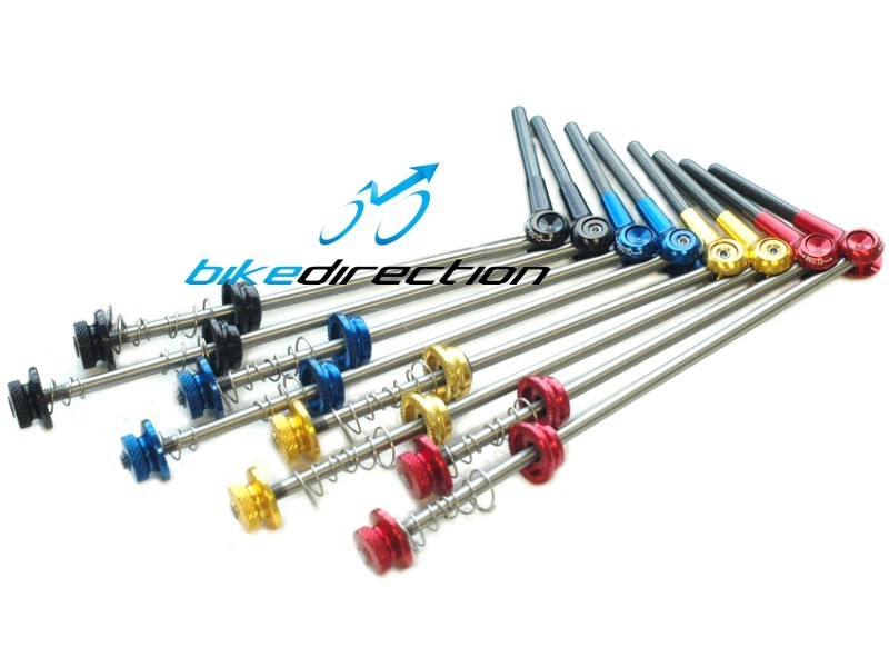 Sganci Rapidi Strada Rossi 45g - Attaches Rapides Pour Vélo De Course - Rouges