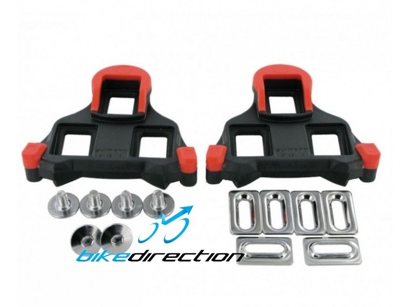 Tacchette Shimano Pedali SPD SL SH10 Rosso 0 gradi