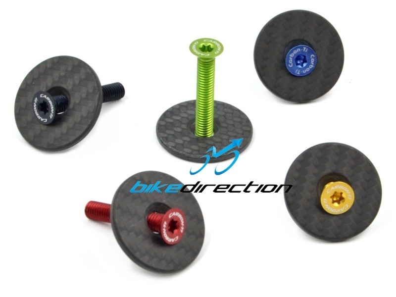 Chooee Tappo Serie Sterzo Per Bicicletta 1 1/8'' In Alluminio Con Bulloni – Coperchio Superiore MTB/Bici Da Strada, Design Puzzle