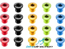 Bussole corona colorate Carbon-ti X-Fix X-Ring EVO kit maschio 4 pz.