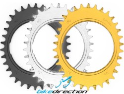 Corona Doppie Camme ovale Cruel Vo Sram XX SL T-Type PowerMeter eagle 12v thread mount off-set 0 e 3 mm colorata 32, 34, 36 denti