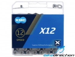 Catena KMC X12 Silver-Black 12V 126 maglie