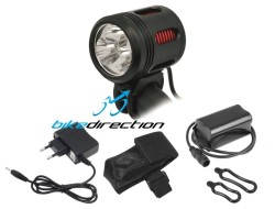 Luce anteriore 3000 lumens notturna MTB e Corsa