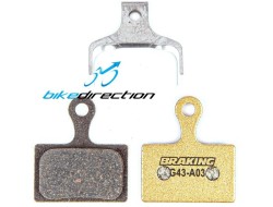 Pastiglie Braking P20 Carbo-Metallic freni disco Shimano Dura Ace, Ultegra, XTR M9100