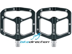Pedali Flat Switch Road Gap neri per Enduro, E-Bike ecc