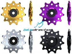 Pulegge colorate Cruel Components Shimano Road Di2 105, Ultegra, Dura Ace 12V coppia