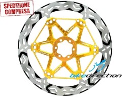 Quidrez disco flottante Q-Bled FlatWave 6 fori sp. 2,3 180, 203, 220 GOLD