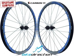 Ruote in carbonio MTB 29er HookLess Carbon+ EVO XL38-30 CARBON-Ti SP UD, Twill, Wire, 3K e 12K 1270 grammi