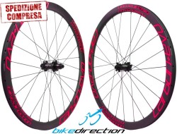 Ruote carbonio Corsa disc Carbon+ EVO Profilo 31mm UD, 3K Carbon-Ti SP copertoncino-tubeless canale 22 mm, 1190 grammi