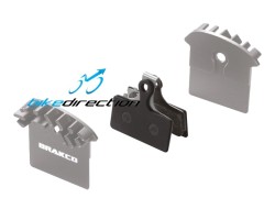 Pastiglie Brakco Organiche ricambio per dissipatore compatibili Shimano XTR, XT, SLX