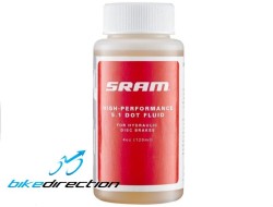 Olio Dot 5.1 SRAM per freni a disco 120 ml.