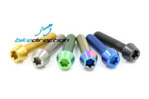 5x25-viti-titanio-colorate-rainbow-oro-blu-verde-Bici-Bike-Direction