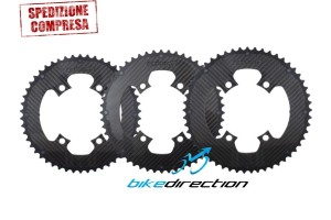 CARBORING-CARBON-TI-corone-Corsa- 4-bracci-bcd110-50-48-46-SRAM-AXS-Bike-Direction