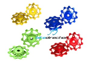 pulleys-coloured-kcnc-xcl-pulegge-ricambio-ergal-rosse.verdi-blu-oro-Bike-Direction