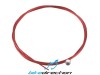 Cavo-cambio-deragliatore-teflon-ptfe-1,1mmx2100mm-rosso-Corsa-MTB-Bike-Direction