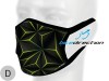 mascherina-giallo-fluo-colorata-protezione-elasticizzata-nera-Bike-Direction