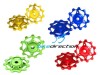 pulleys-coloured-kcnc-xcl-pulegge-ricambio-ergal-rosse.verdi-blu-oro-Bike-Direction