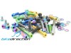viti-titanio-kit-12-pz.-gold-nere-blu-verde-acido-colorate-fissaggio disco-Bike-Direction